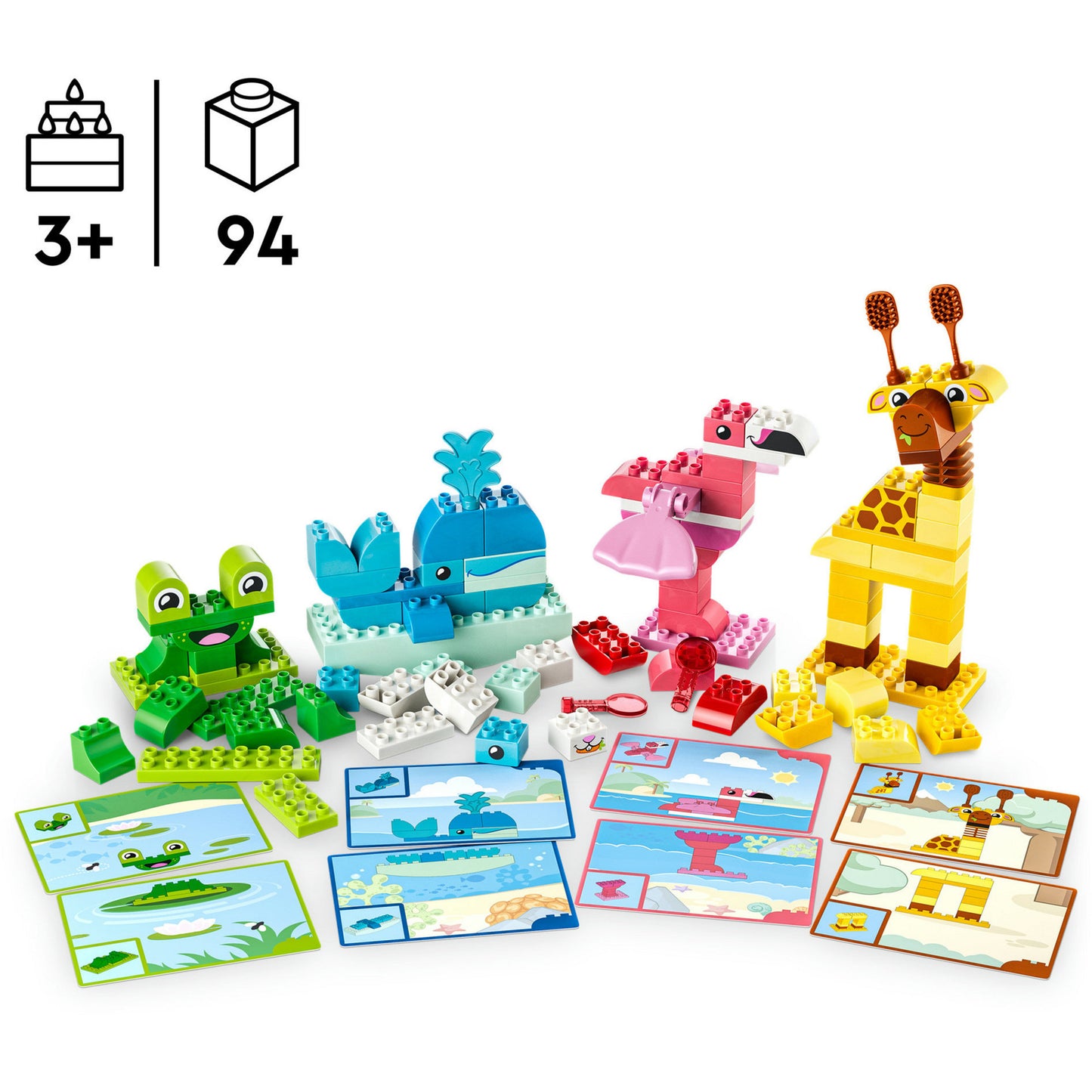 10472 DUPLO Wir Bauen Tiere, Konstruktionsspielzeug