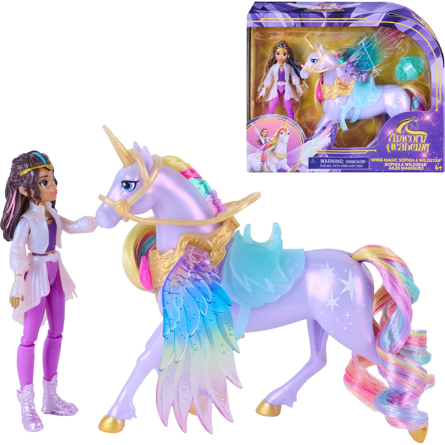 Unicorn Academy - Wing Magic Sophia & Wildstar Spielset, Spielfigur