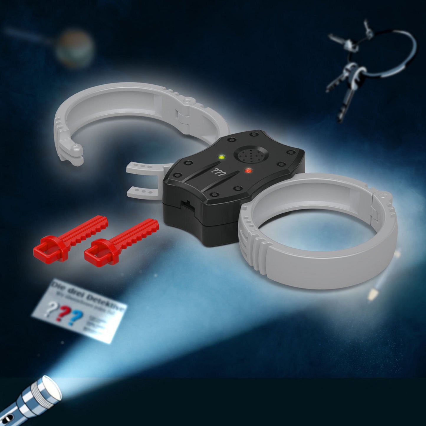 Die drei ??? Alarm-Handschellen, Detektiv-Sets