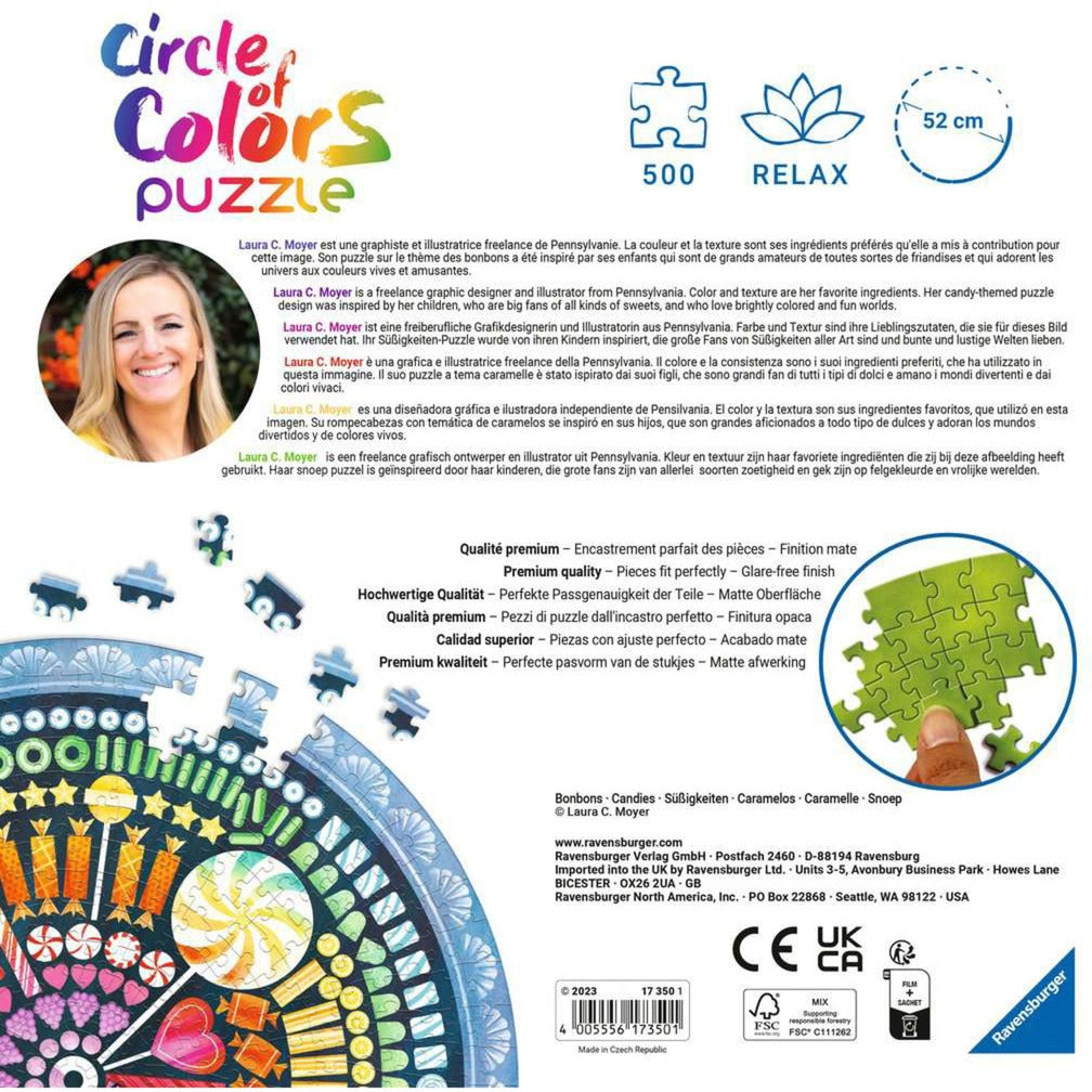 Ravensburger Puzzle Circle of Colors Candy (Teile: 500)