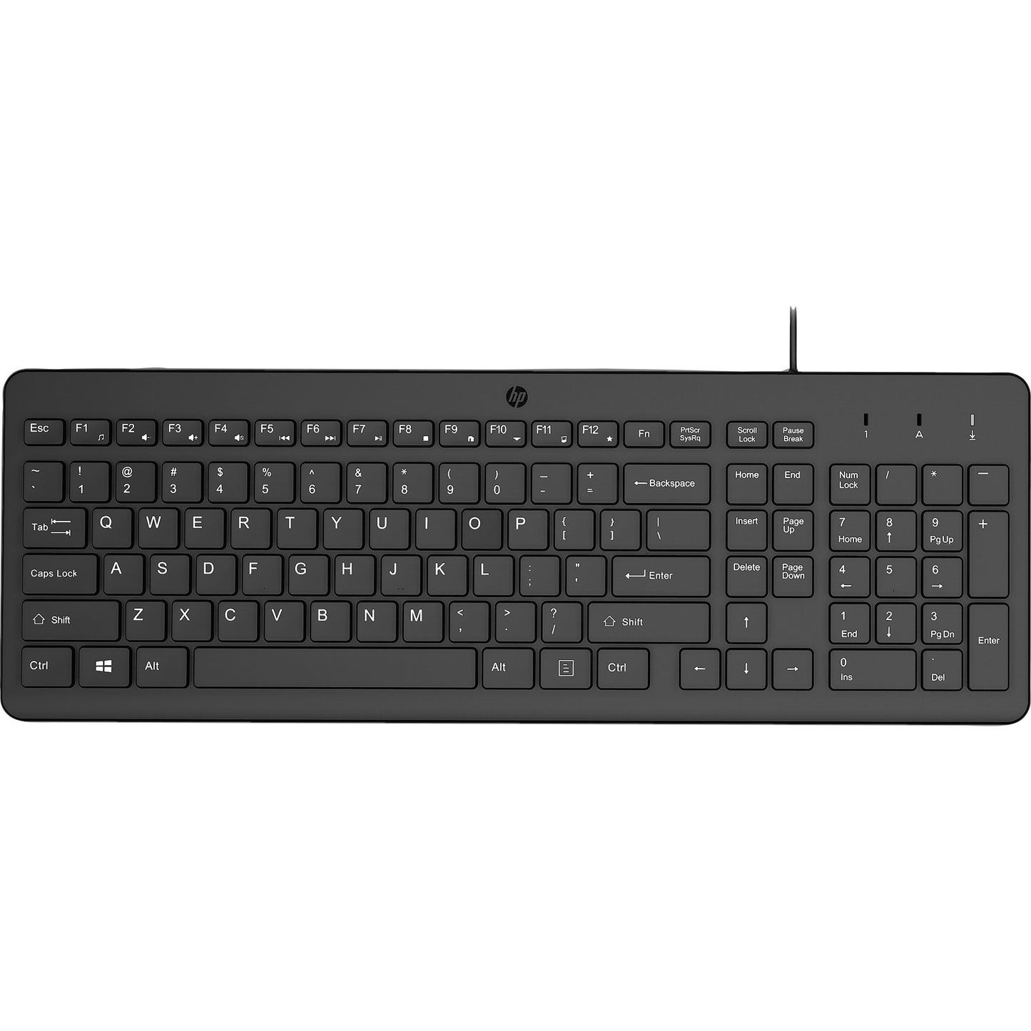 HP 150 Kabelgebundene Tastatur (schwarz, DE-Layout)