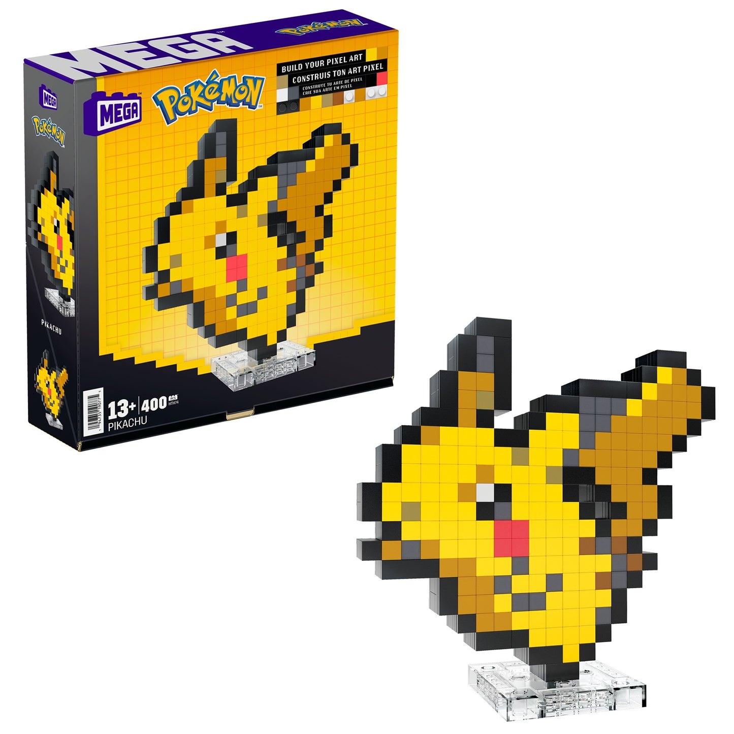 Mattel MEGA Pokémon Pikachu Pixel Art, Konstruktionsspielzeug