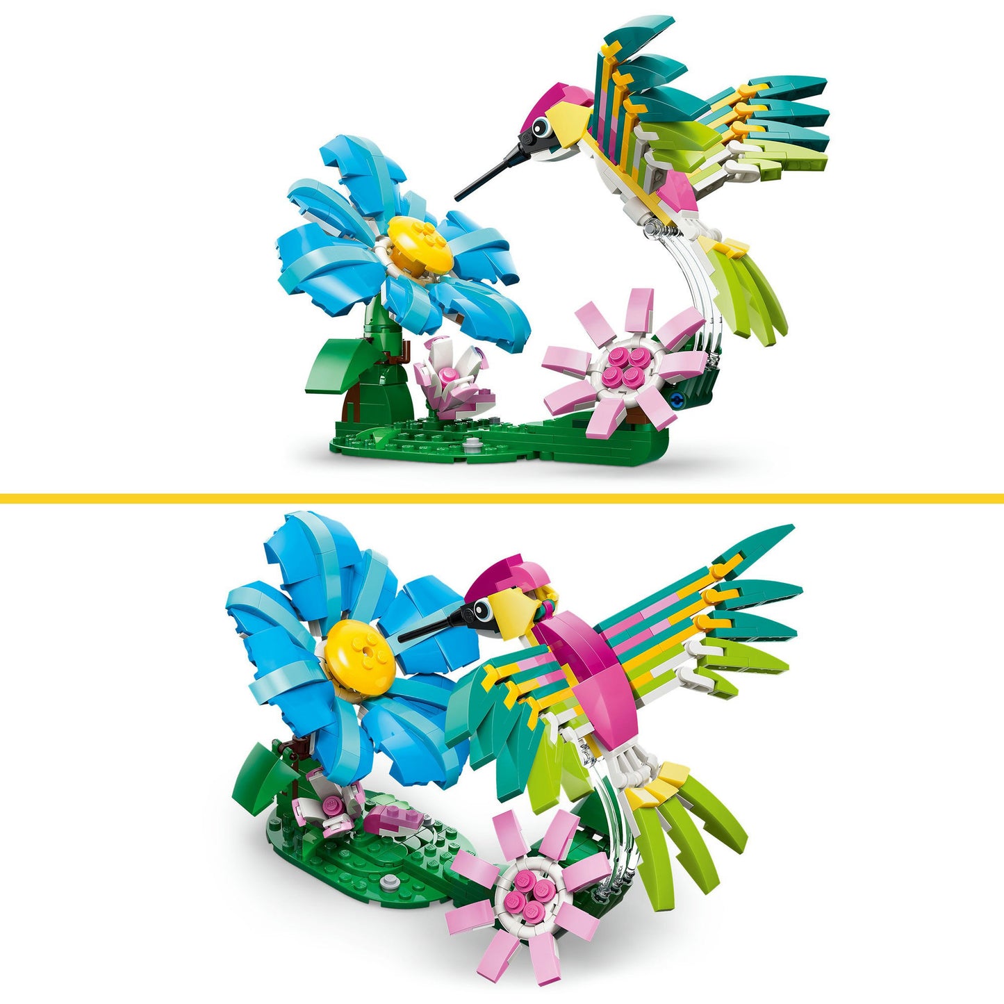 31384 Creator 3-in-1 Wilde Tiere: Bunter Kolibri, Konstruktionsspielzeug