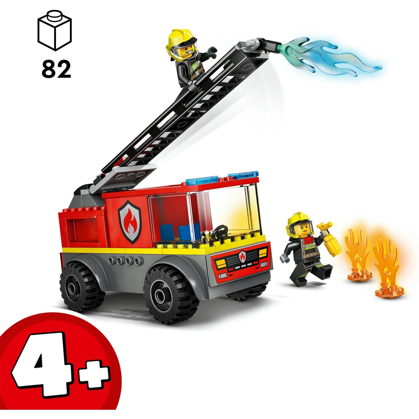 60463 City Feuerwehrleiterfahrzeug, Konstruktionsspielzeug