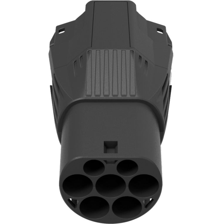 NRJkick Steckeraufsatz für Ladesäulen Typ 2, max. 32A, 22kW (schwarz/rot, für NRGkick Ladeeinheit)