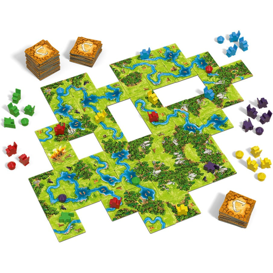 Asmodee Carcassonne Jäger und Sammler, Brettspiel