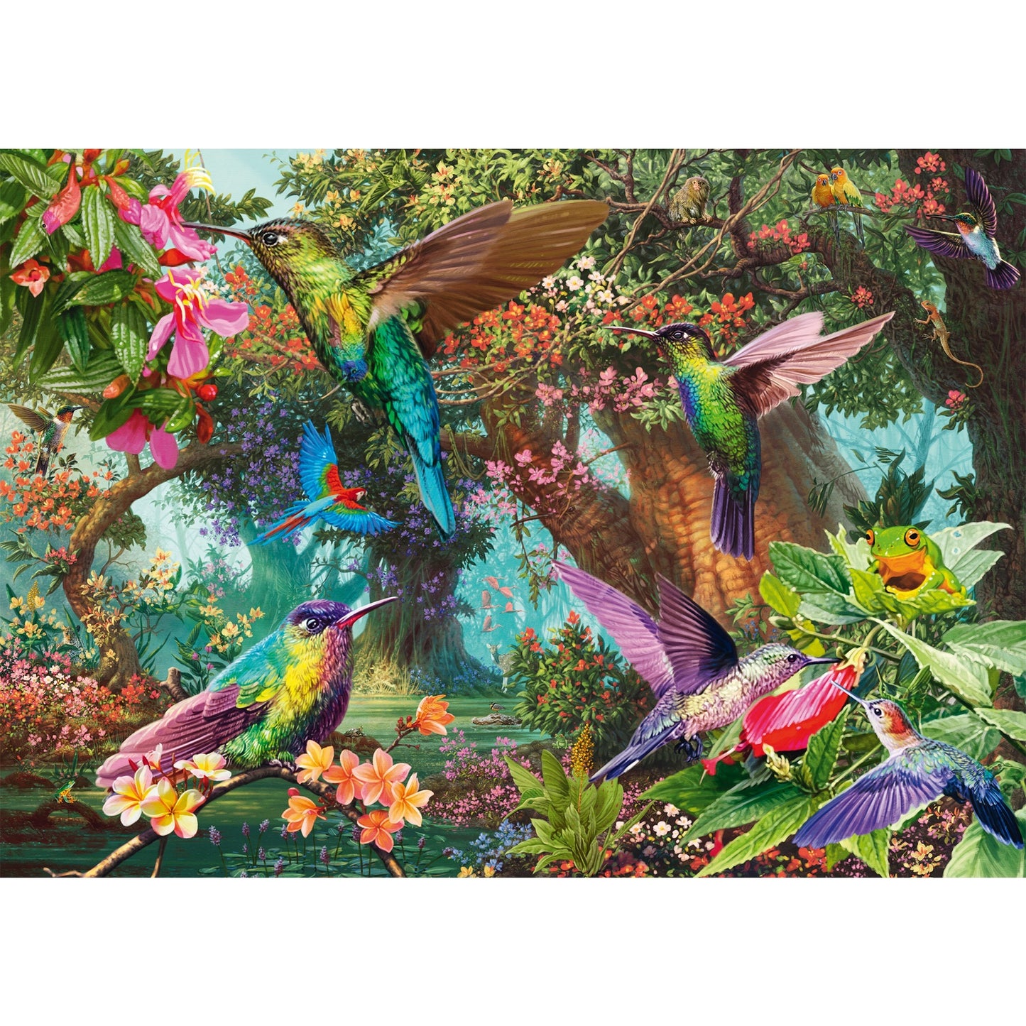 Farbenspiel der Kolibris, Puzzle