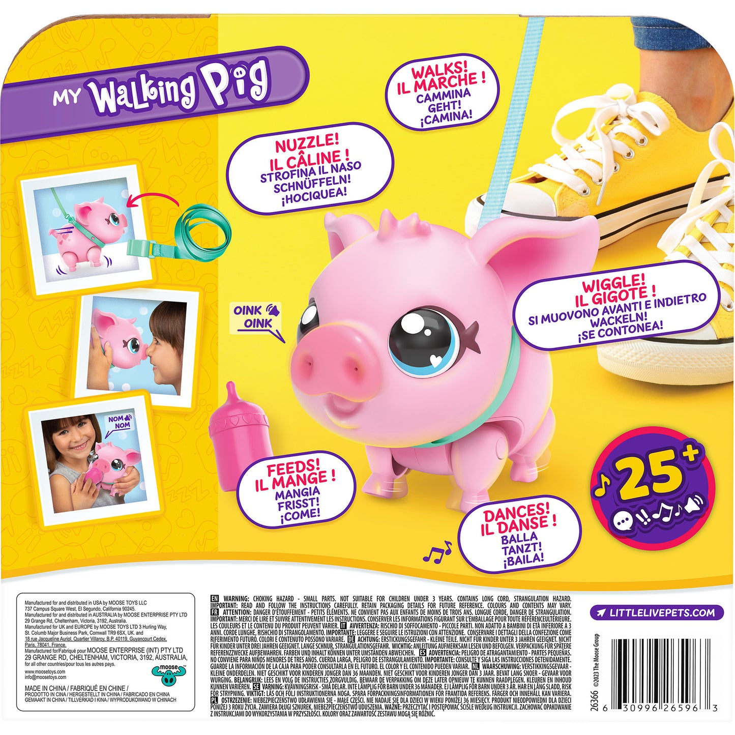 Little Live Pets - Mein Hausschwein Piggly, Kuscheltier