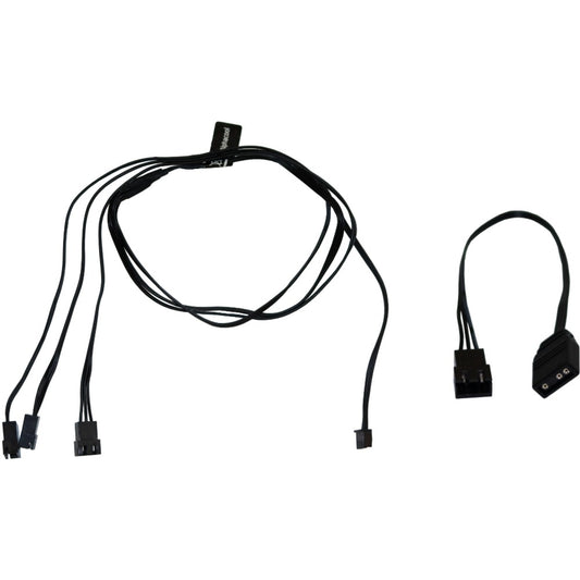 Alphacool Digital RGB LED Y-Kabel 3-fach mit JST Stecker (schwarz, 60cm)