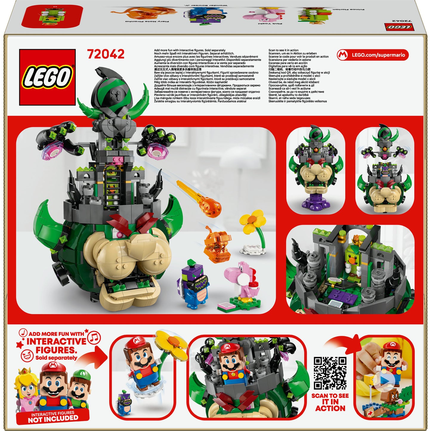 72042 Super Mario Prinz Florian & Schloss-Bowser, Konstruktionsspielzeug