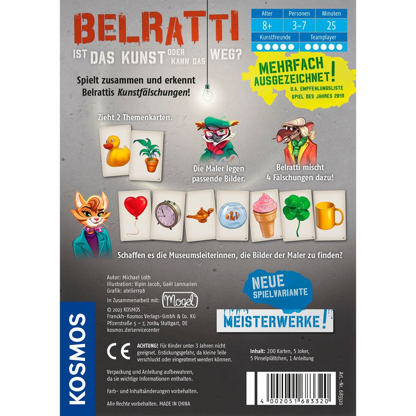 KOSMOS Belratti, Kartenspiel