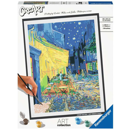 Ravensburger CreArt ART Collection - Café Terrace at Night (Van Gogh), Malen