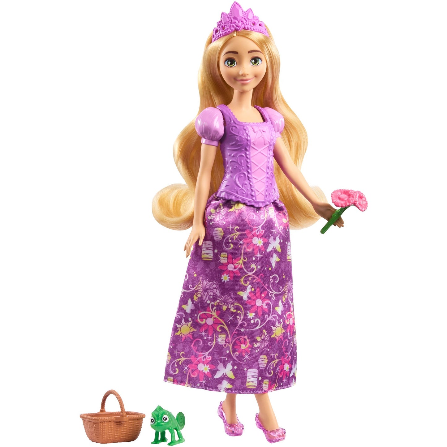 Disney Princess 2-in-1-Geschichten Rapunzel-Modepuppe