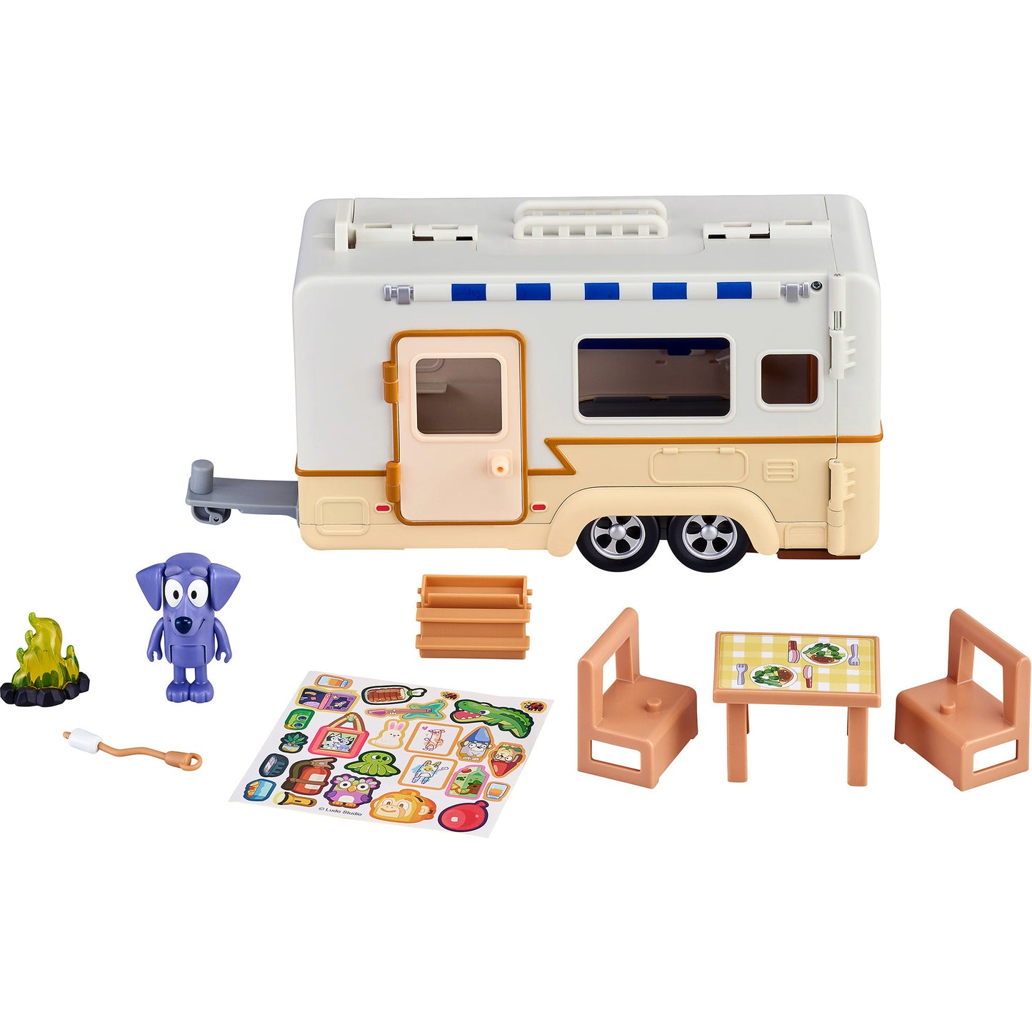 Bluey - Campervan-Spielset, Spielfahrzeug