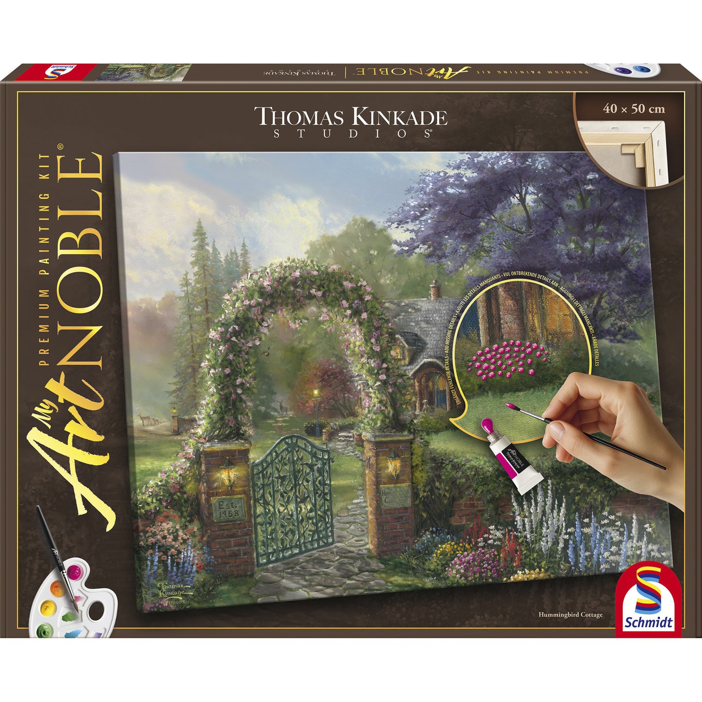 My ArtNOBLE Thomas Kinkade - Hummingbird Cottage, Malen