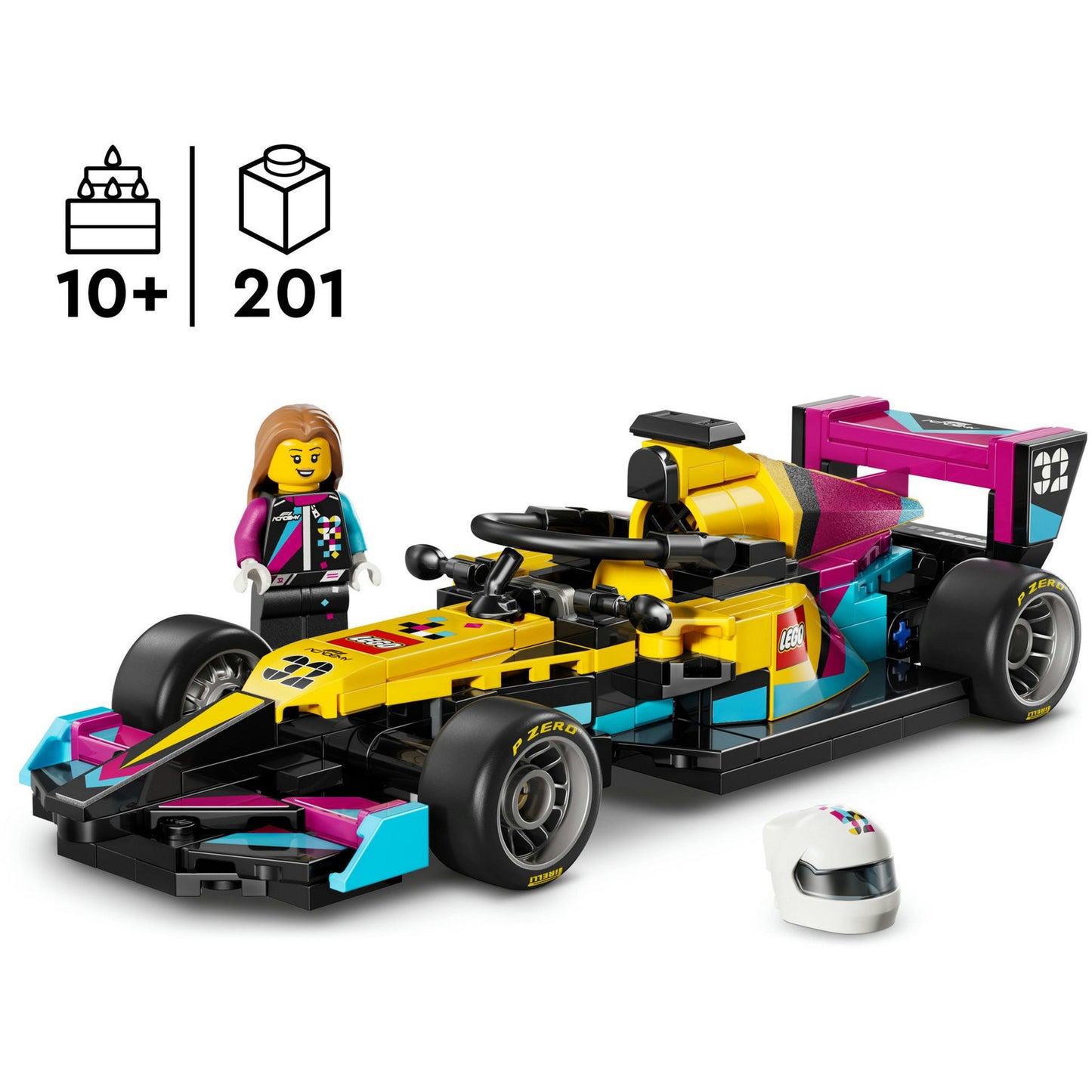 77258 Speed Champions F1 ACADEMY LEGO Rennwagen, Konstruktionsspielzeug