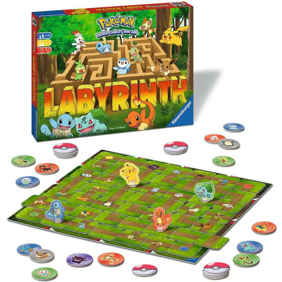 Ravensburger Das verrückte Labyrinth – Pokémon, Brettspiel