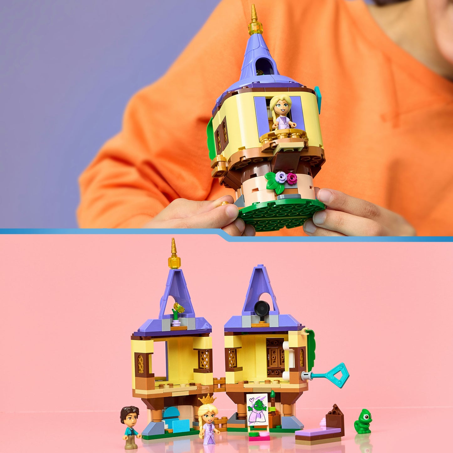 43294 Disney Princess Rapunzels Mini-Turm, Konstruktionsspielzeug