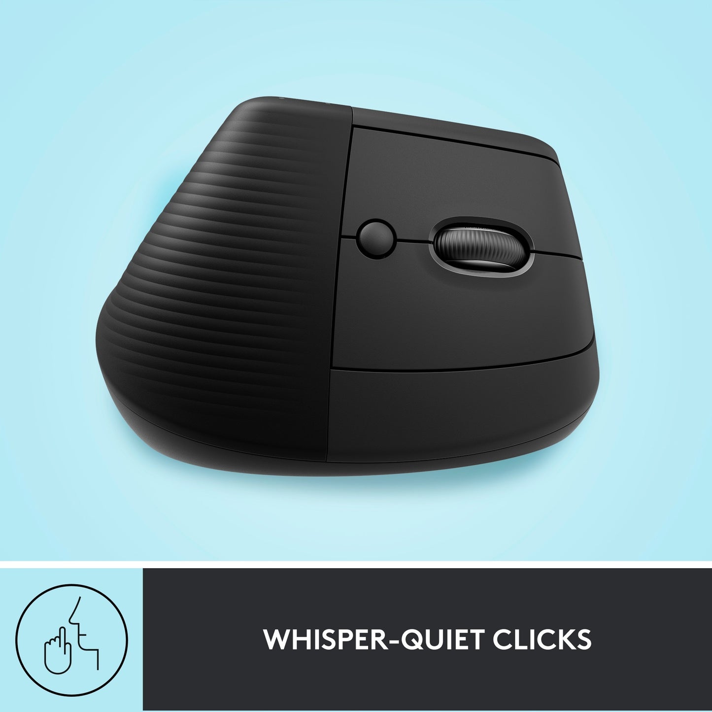 Logitech Lift (graphit/schwarz, für Rechtshänder, Logi Bolt, Bluetooth, Windows/macOS/iPadOS)