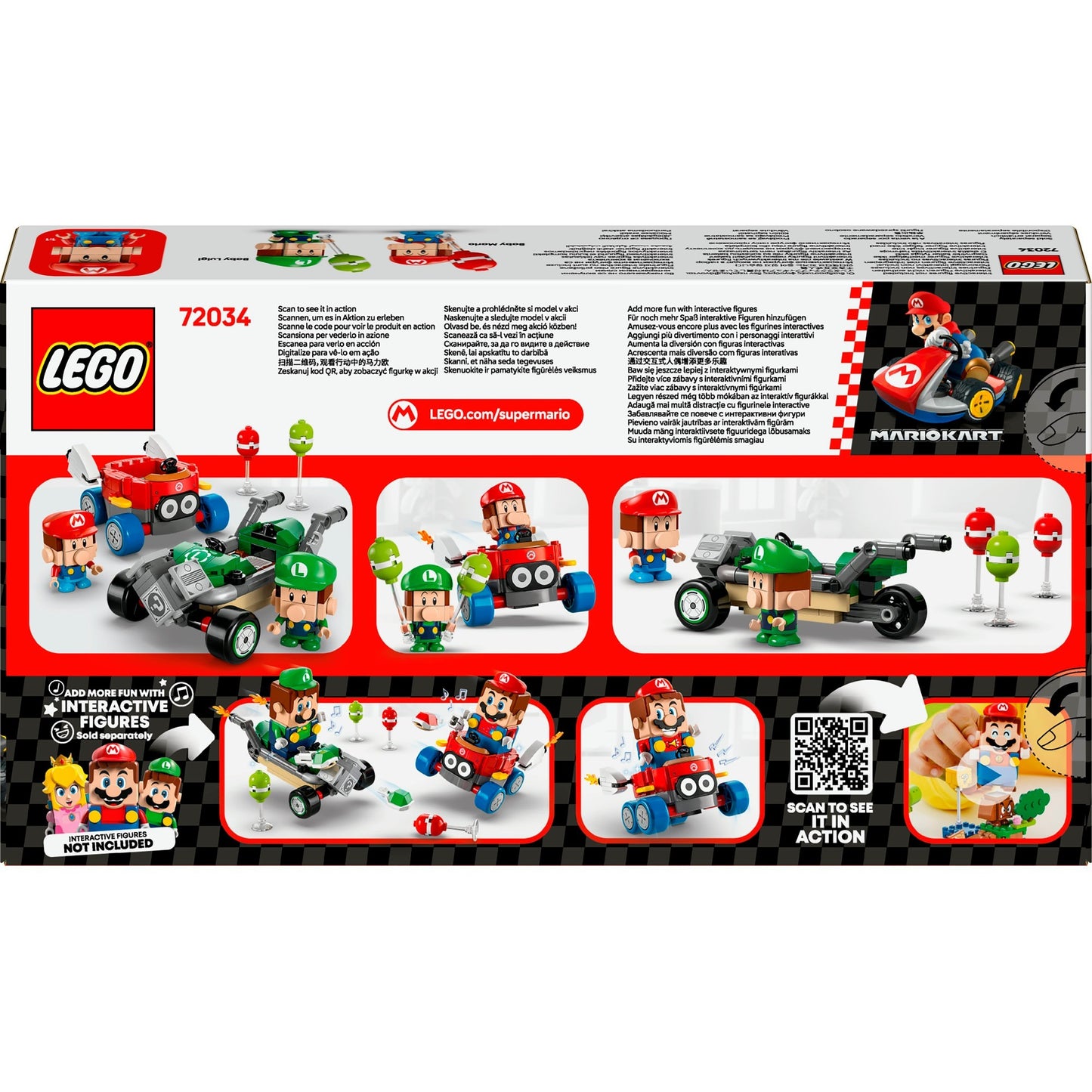 LEGO 72034 Super Mario - Mario Kart: Baby Mario vs. Baby Luigi