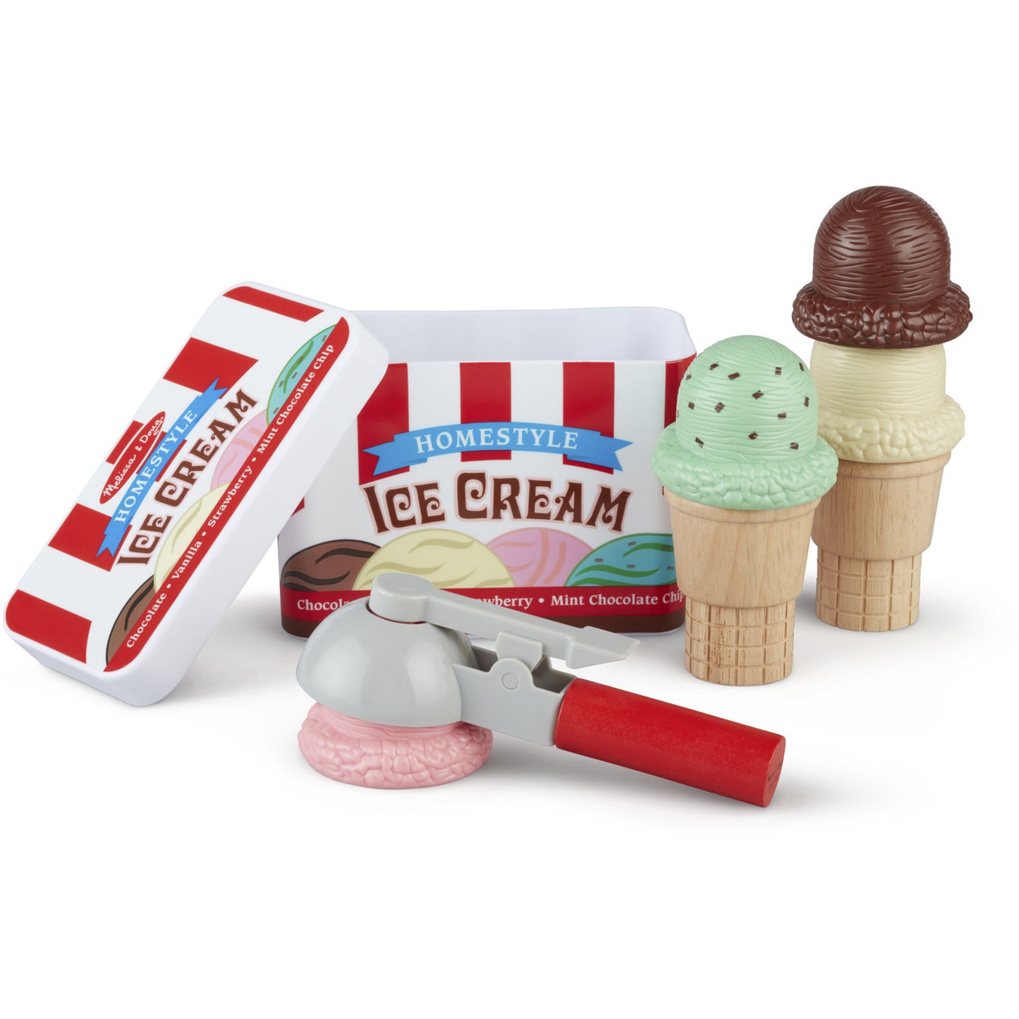 Melissa & Doug - Scoop & Stack Eiscreme Set, Spielküche