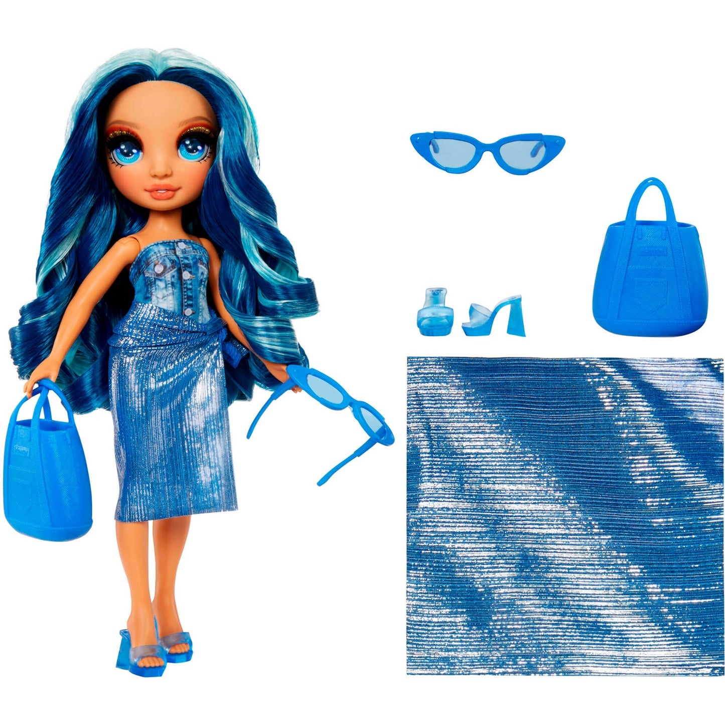 MGA Entertainment Rainbow High Swim & Style - Skyler (Blue)