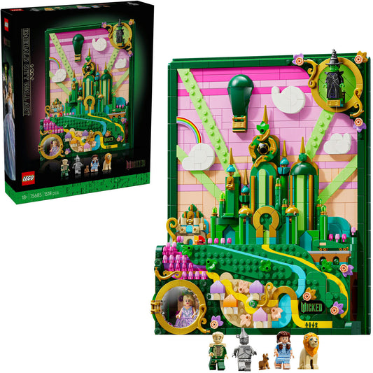75685 75685 Wicked Emerald City Wandkunst, Konstruktionsspielzeug