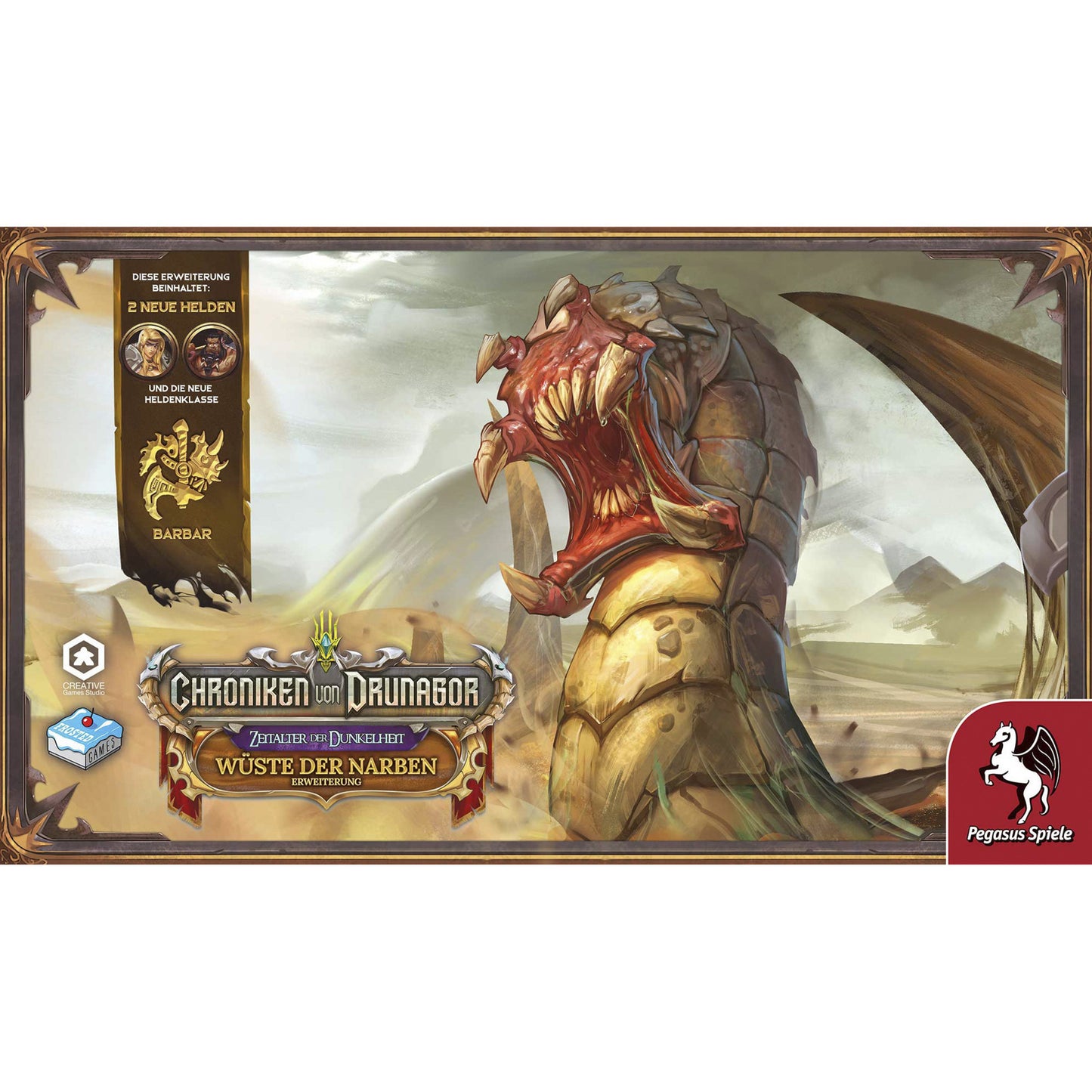 Frosted Games Chroniken von Drunagor: Wüste der Narben, Brettspiel