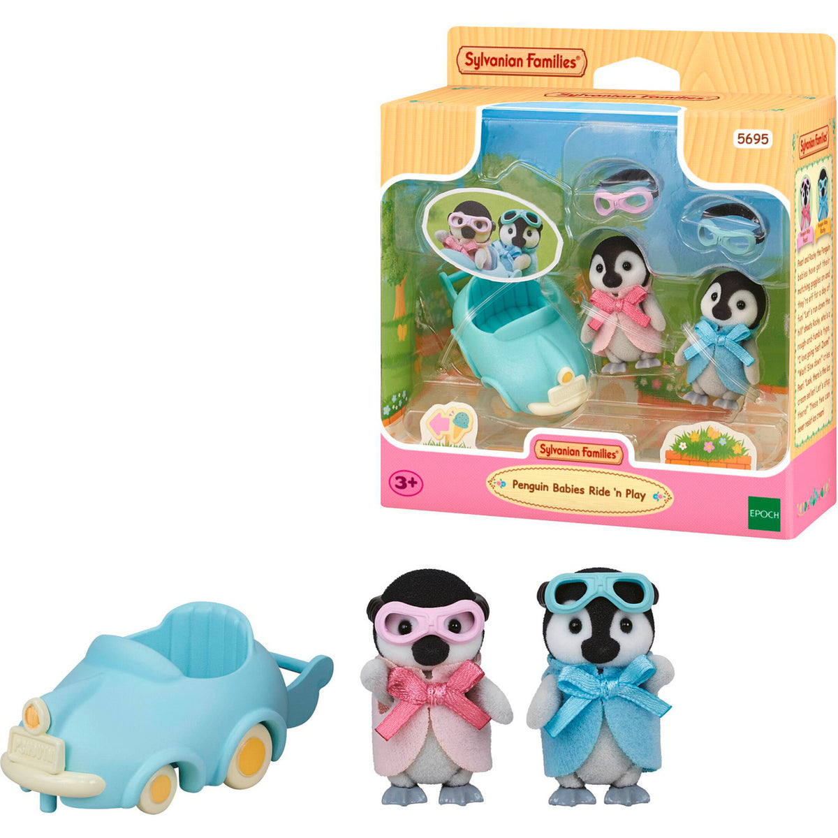 Sylvanian Families - Pinguin Fahr- und Spielset, Konstruktionsspielzeug