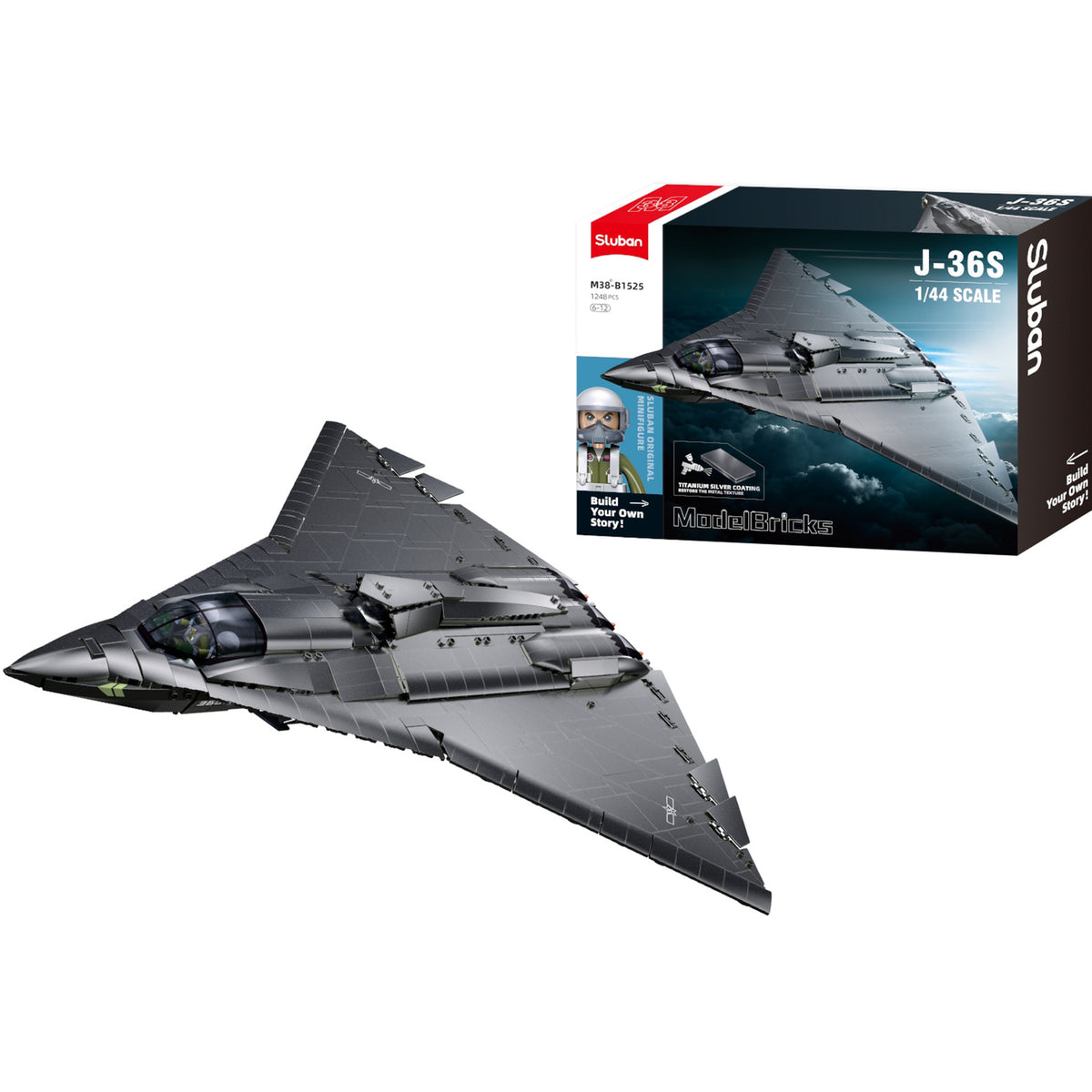 ModelBricks J-36 Kampfjet, Konstruktionsspielzeug