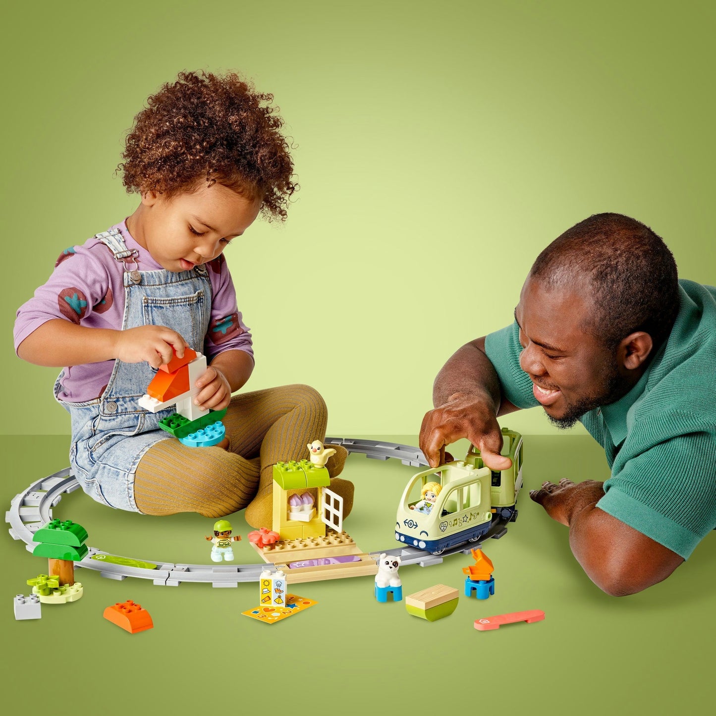 10427 DUPLO Town Interaktive Abenteuer-Eisenbahn, Konstruktionsspielzeug