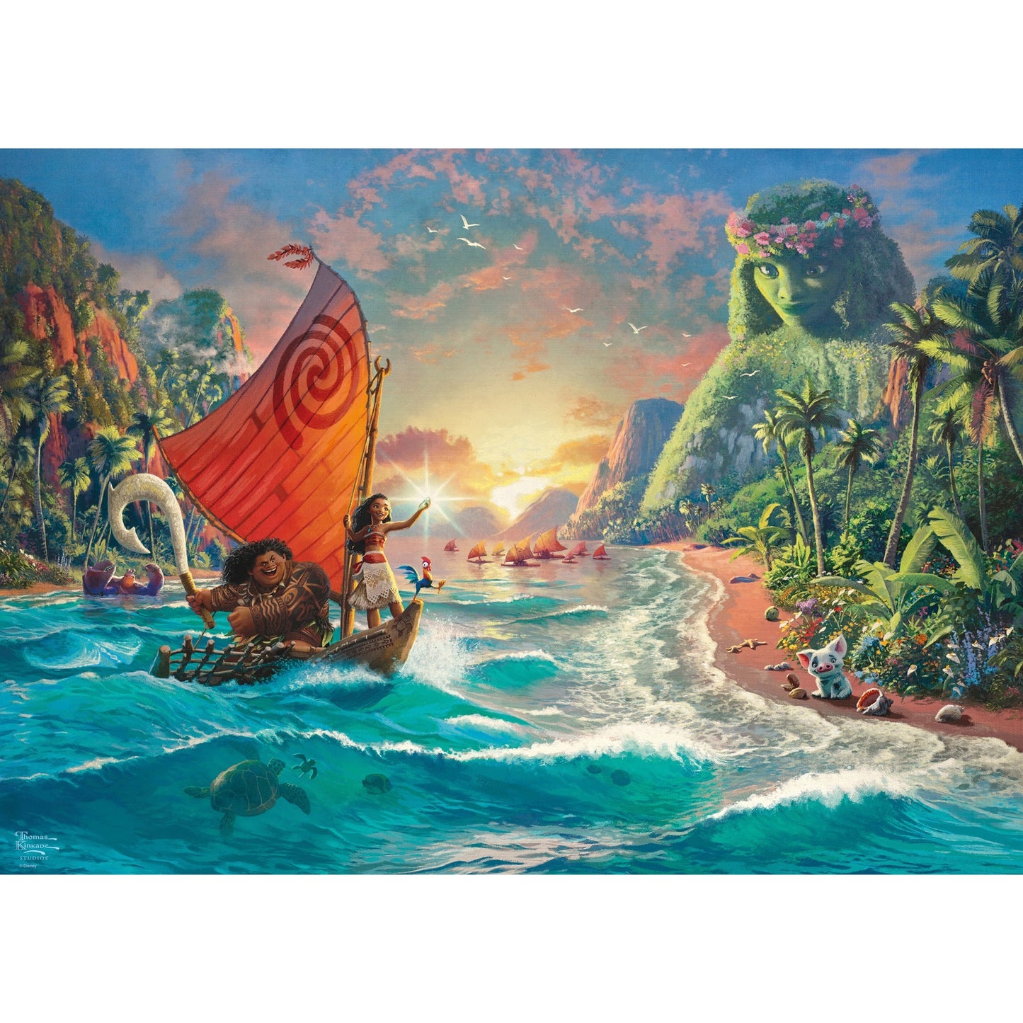 Schmidt Spiele Thomas Kinkade Studios: Moana ? Vaiana (1000 Teile)