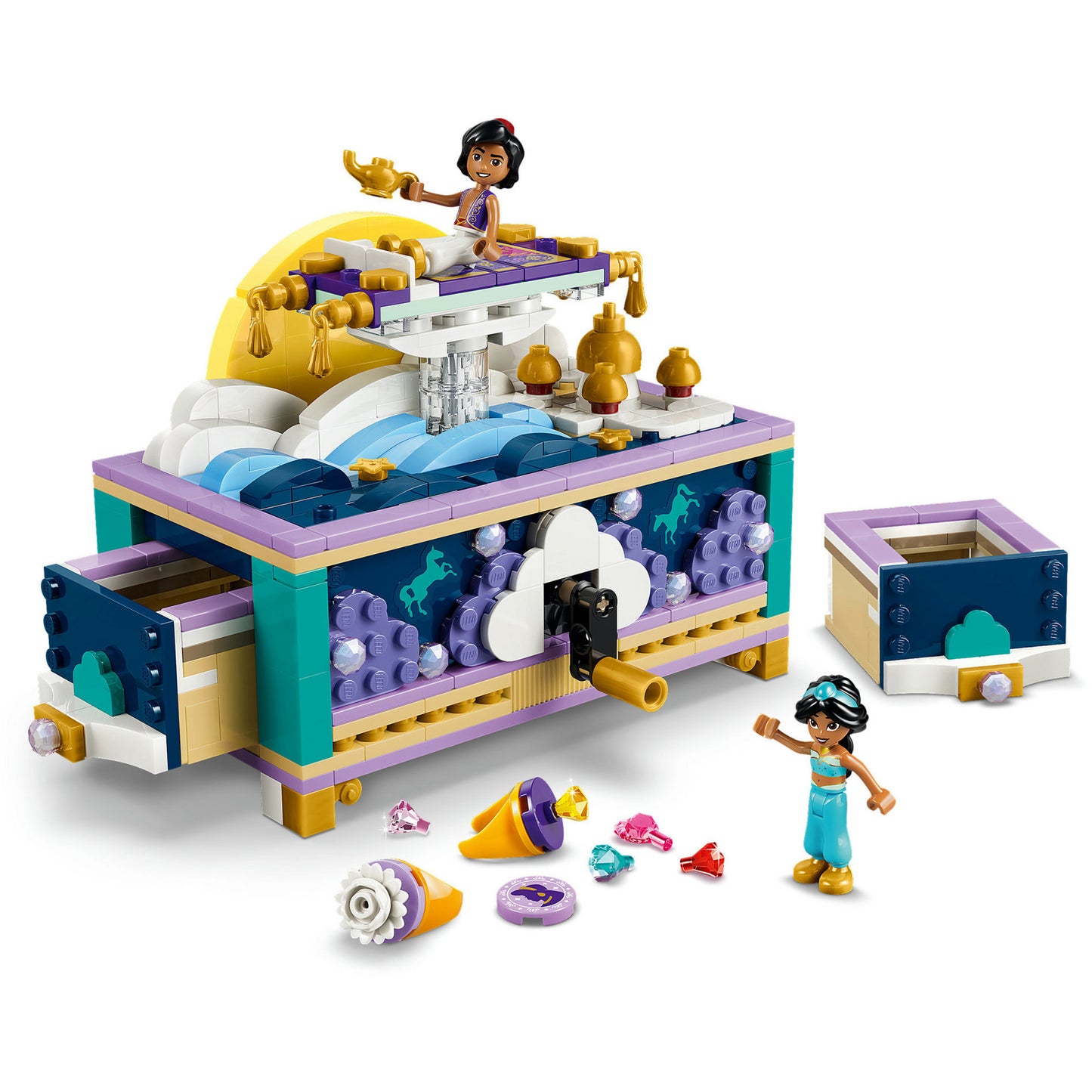 43295 Disney Princess Jasmins Schmuckkästchen, Konstruktionsspielzeug