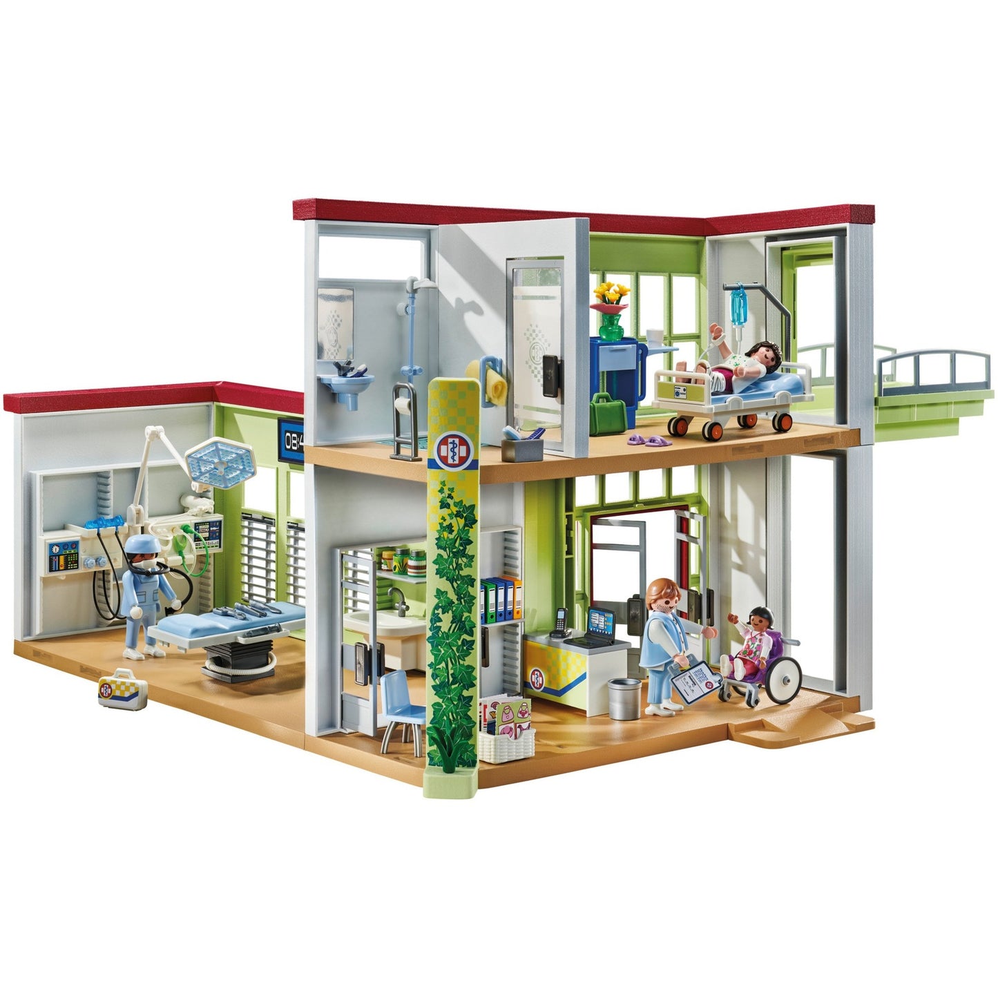 PLAYMOBIL 71615 Action Heroes Modernes Krankenhaus, Konstruktionsspielzeug