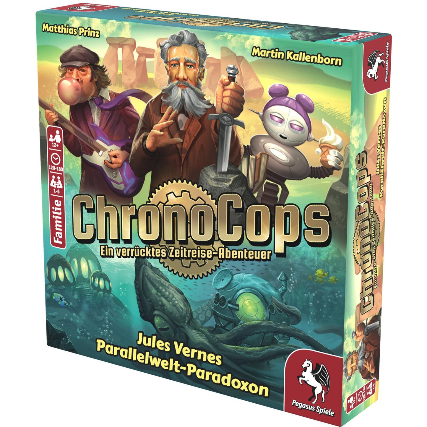 ChronoCops - Jules Vernes Parallelwelt-Paradoxon, Brettspiel