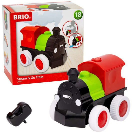 BRIO Push & Go Zug mit Dampf, Spielfahrzeug