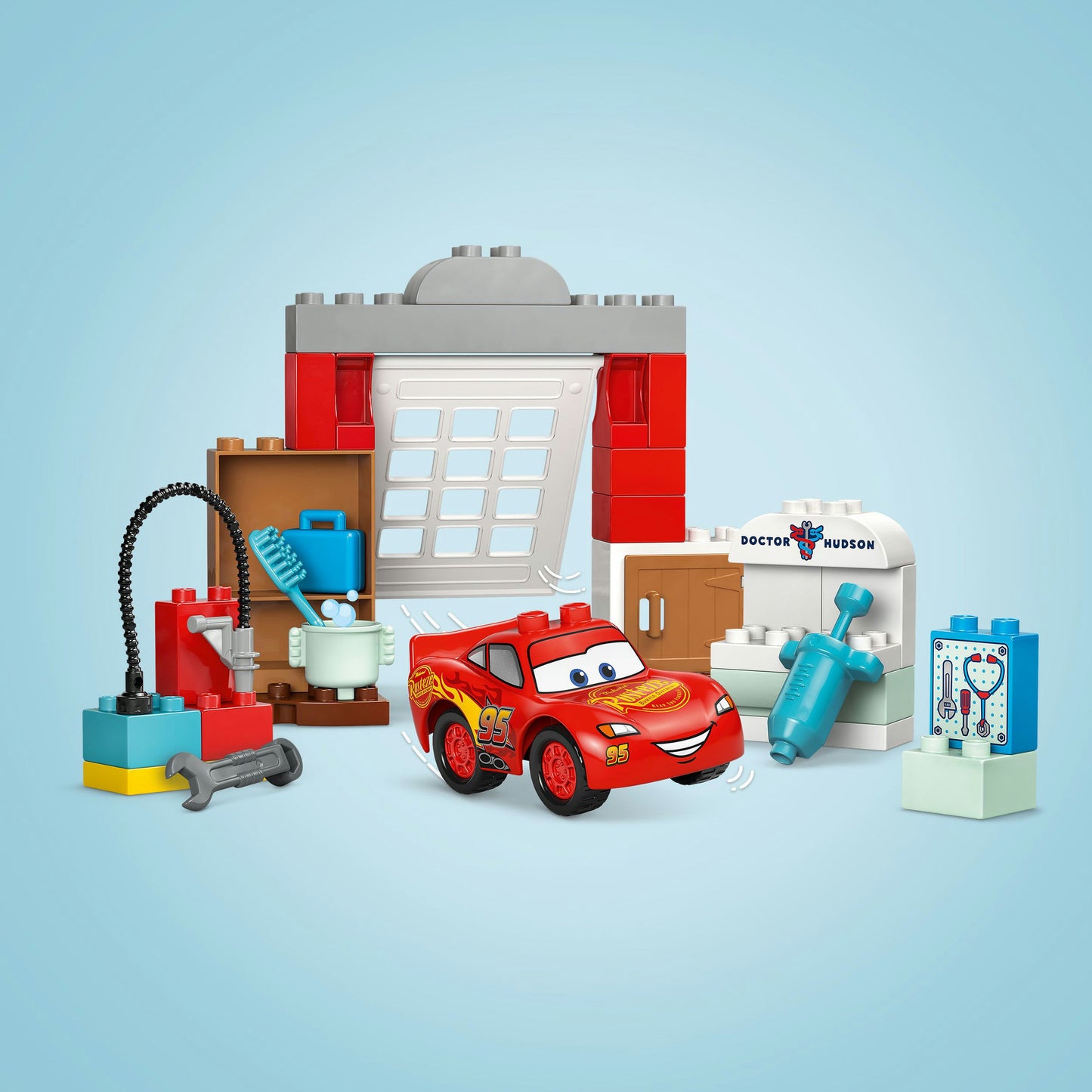10456 DUPLO Disney McQueens Besuch in Docs Werkstatt, Konstruktionsspielzeug
