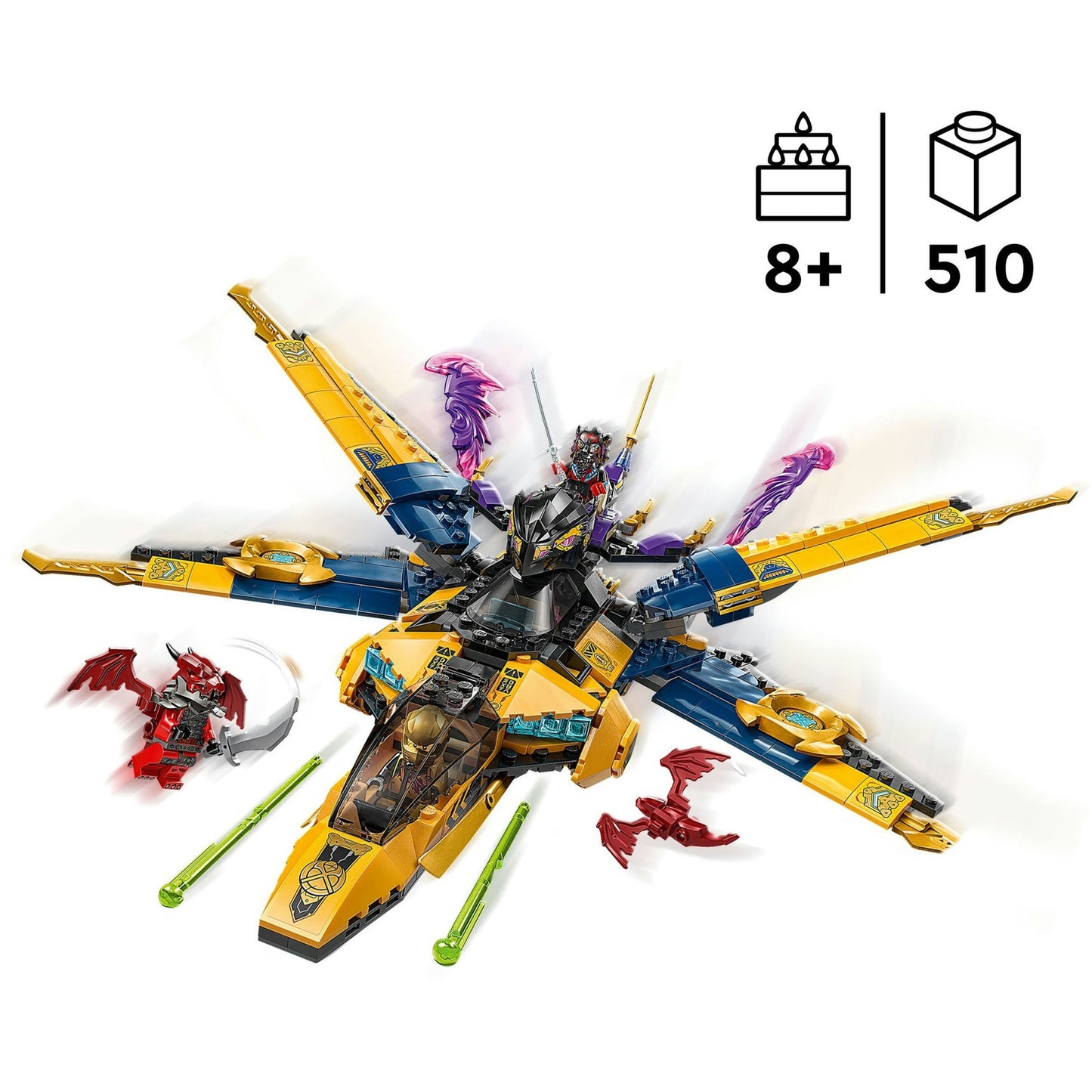 71833 Ninjago Ras und Arins Super-Sturmflieger, Konstruktionsspielzeug