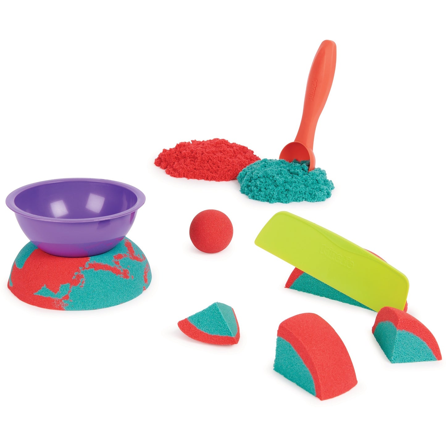 Kinetic Sand - Mold n Flow Set, Spielsand