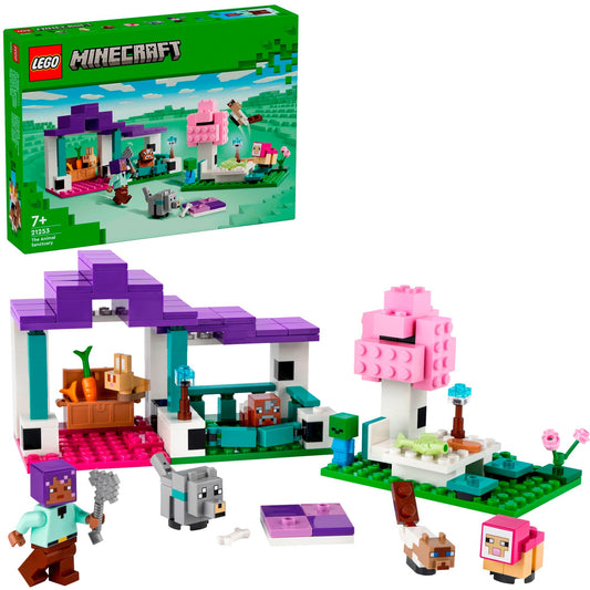 LEGO 21253 Minecraft Das Tierheim, Konstruktionsspielzeug