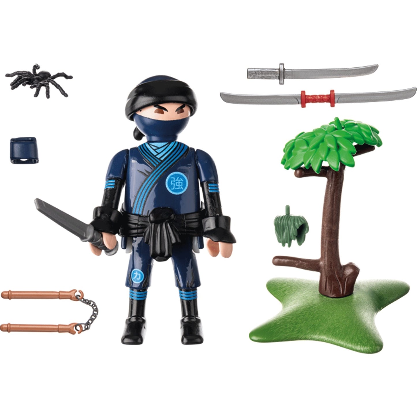 PLAYMOBIL 71481 specialPLUS Ninja mit Ausrüstung, Konstruktionsspielzeug