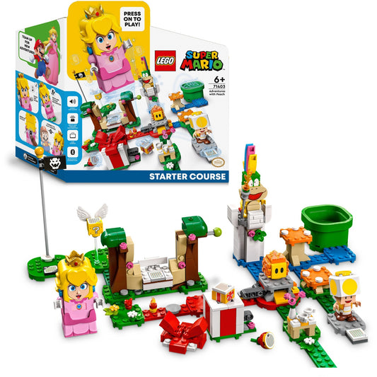 LEGO 71403 Super Mario Abenteuer mit Peach – Starterset, Konstruktionsspielzeug