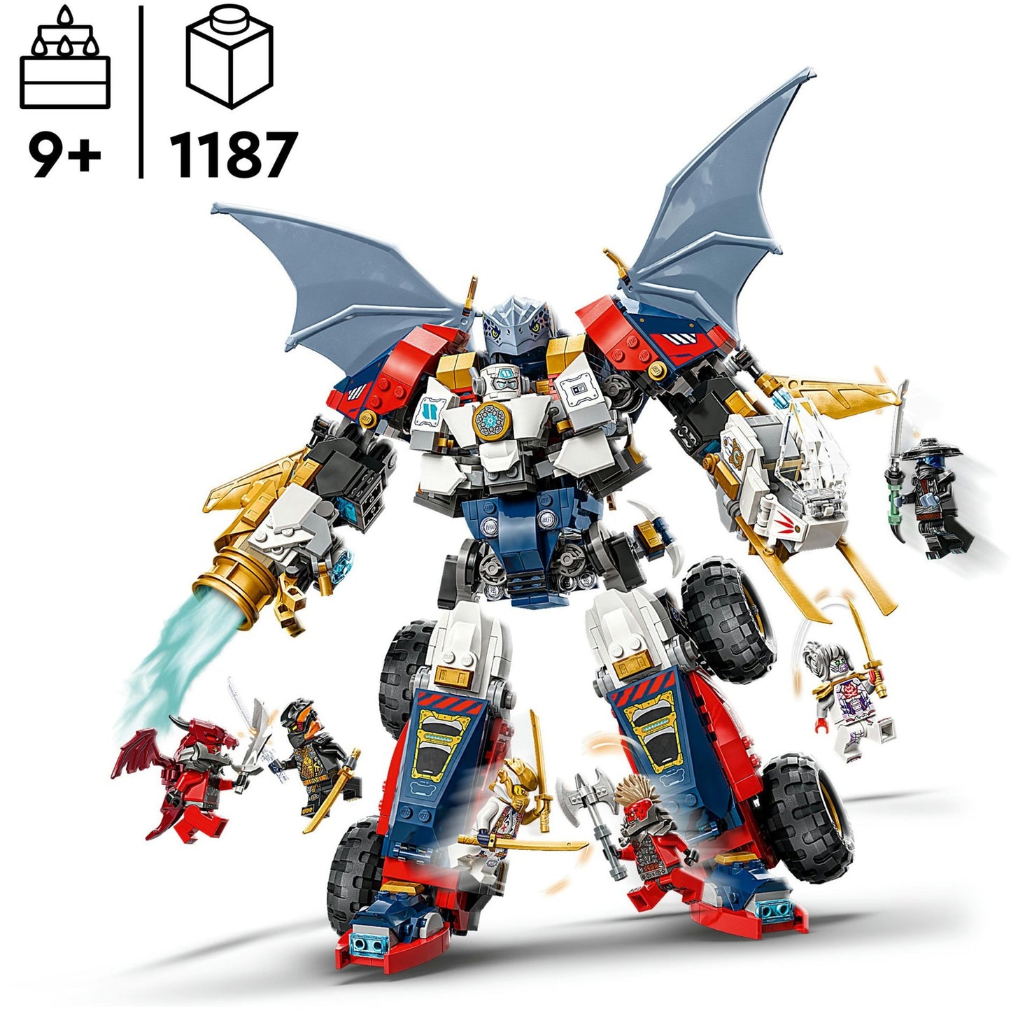 71834 Ninjago Zanes Ultra-Kombi-Mech, Konstruktionsspielzeug