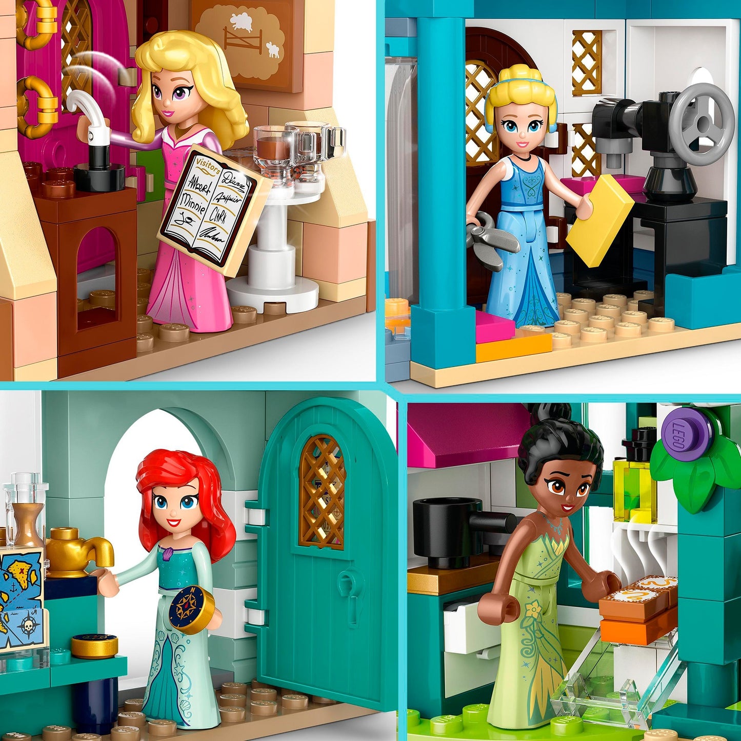 LEGO 43246 Disney Princess Disney Prinzessinnen Abenteuermarkt, Konstruktionsspielzeug