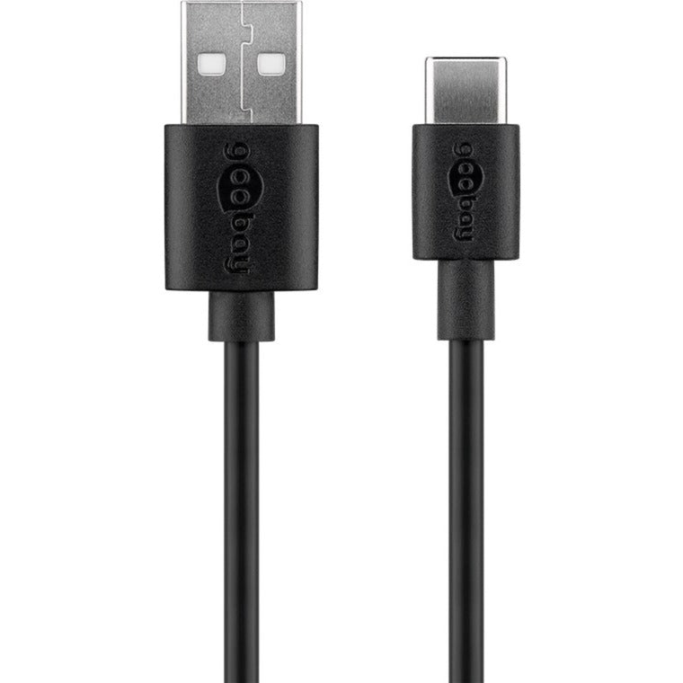 Goobay USB-C Ladeset 5 Watt (schwarz, 1 Meter Kabel USB-A > USB-C)