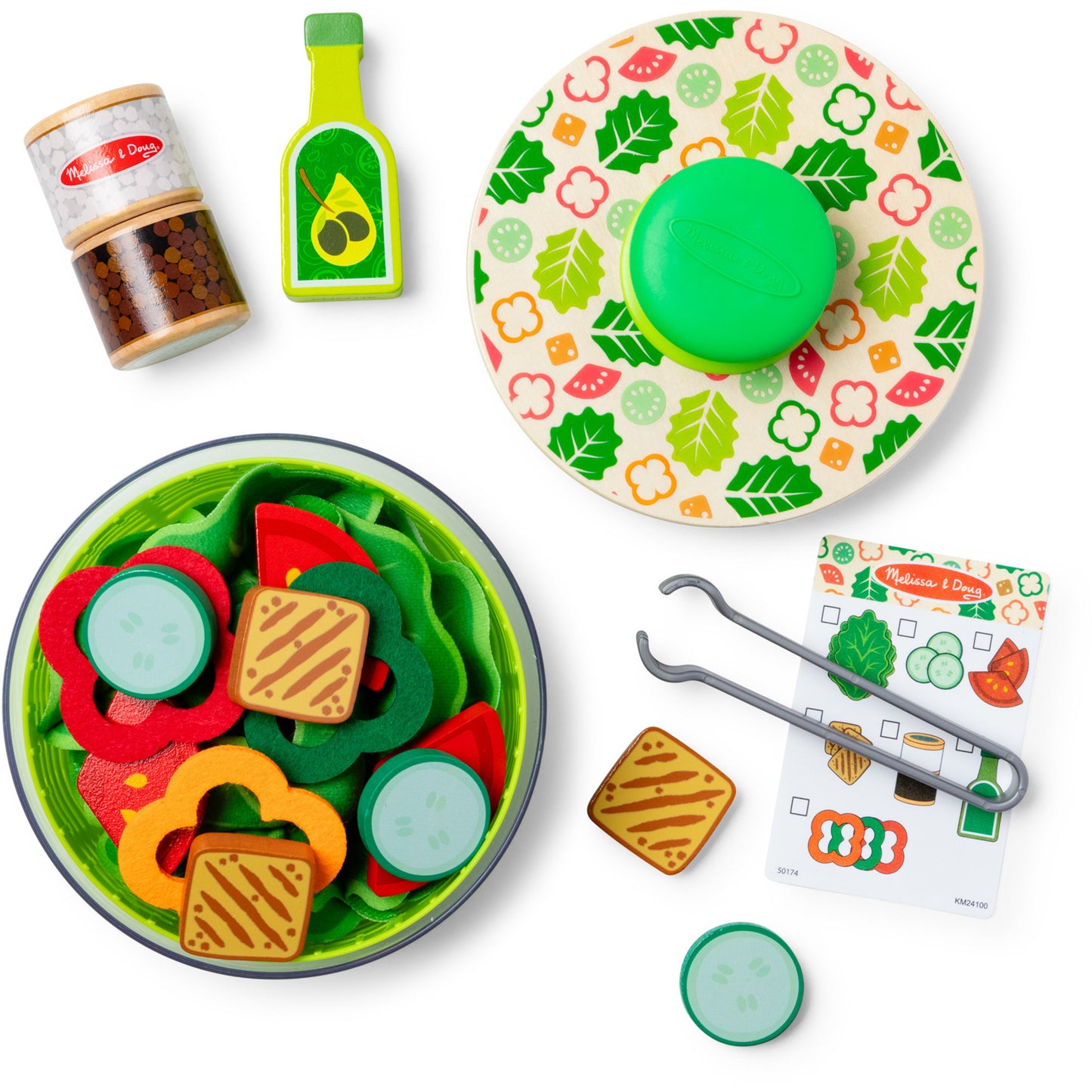 Melissa & Doug - Salat-Schleuder Spielset, Spielküche