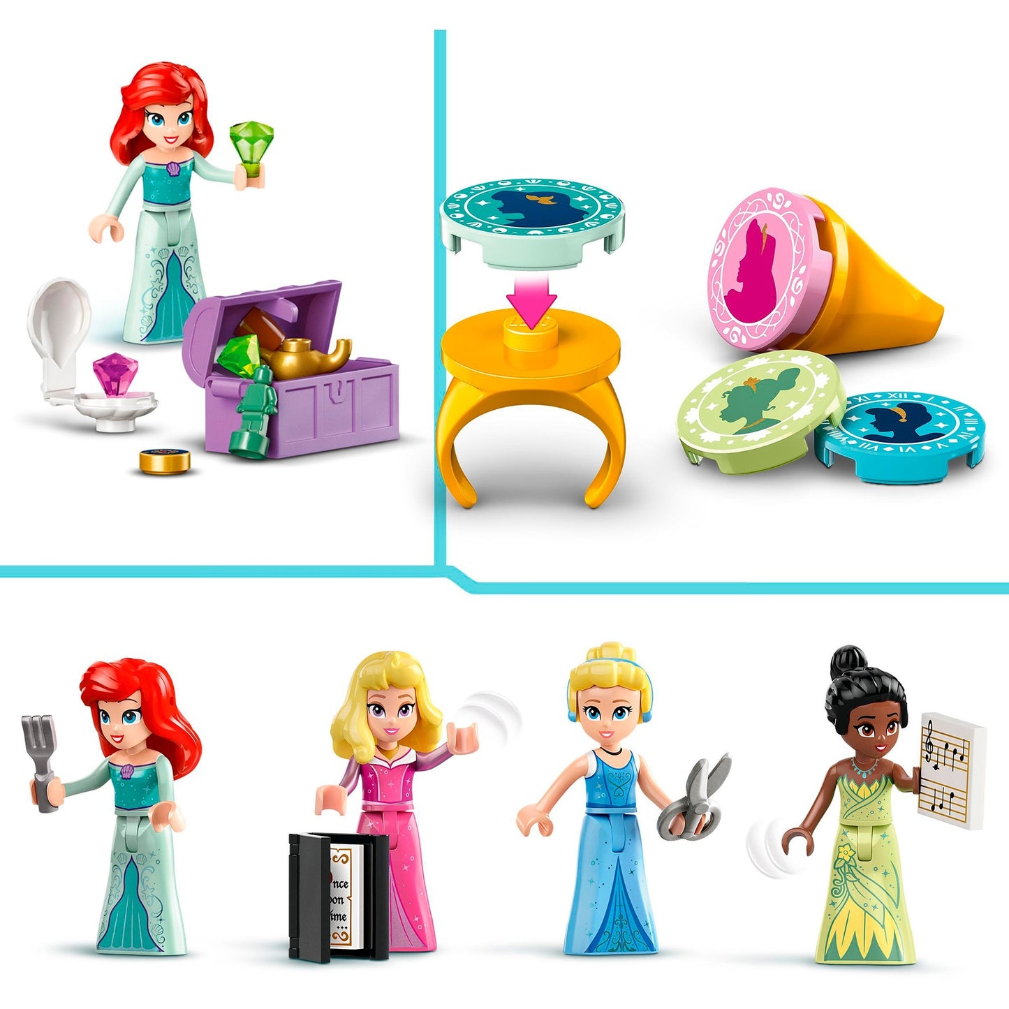 LEGO 43246 Disney Princess Disney Prinzessinnen Abenteuermarkt, Konstruktionsspielzeug