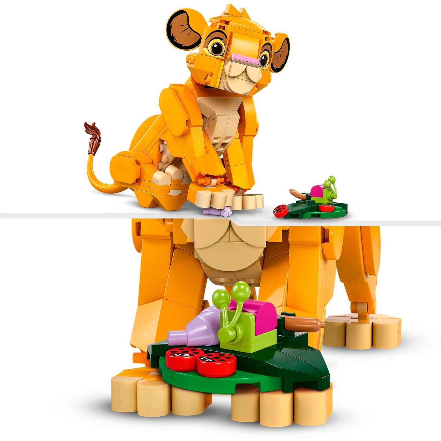 LEGO 43243 Disney Classic Simba, das Löwenjunge des Königs, Konstruktionsspielzeug