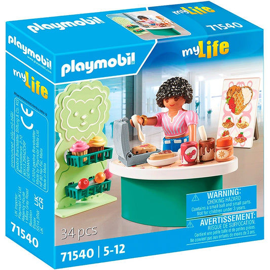 PLAYMOBIL 71540 myLife Süßigkeitenstand, Konstruktionsspielzeug