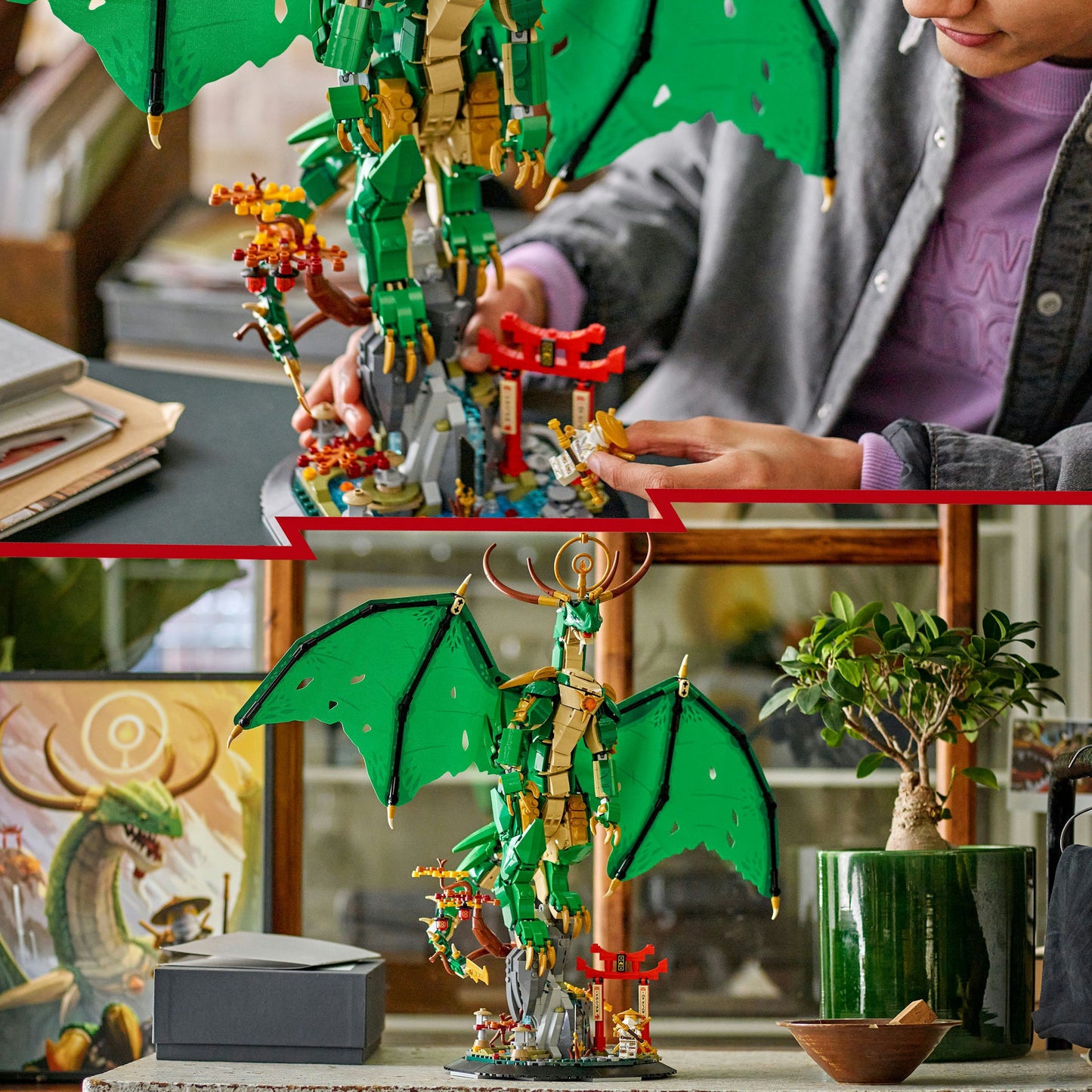 71847 Ninjago Der Wächterdrache, Konstruktionsspielzeug